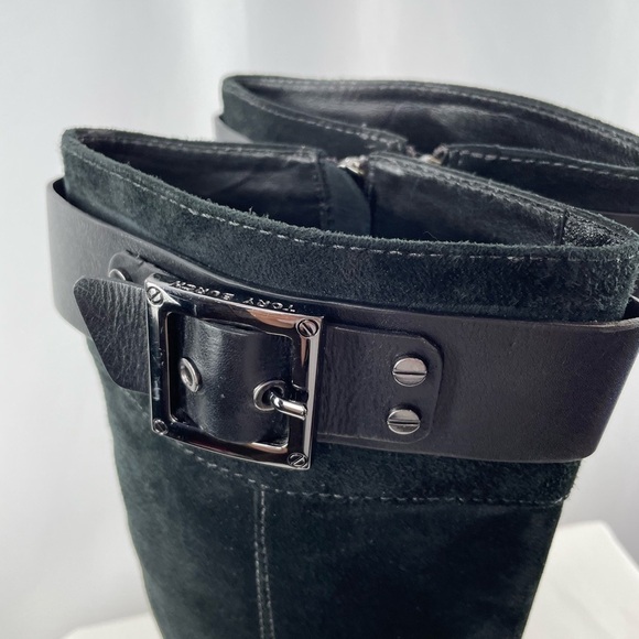 Tory Burch Suede Riding Boots in Black Size 10 - Picture 5 of 16